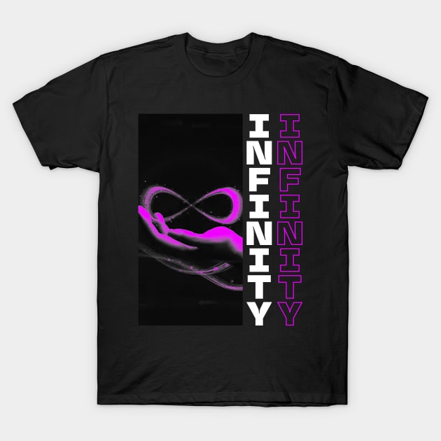 PURPLE INFINITY T-Shirt by MiaMagic